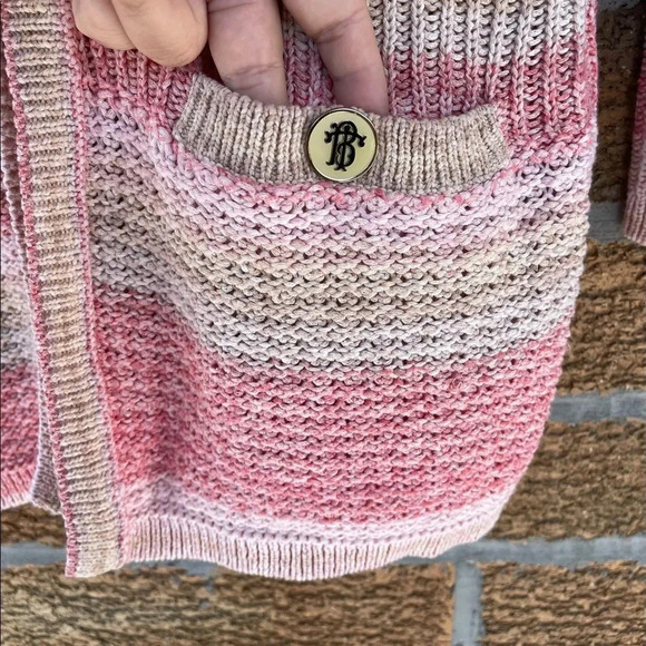 Tory burch 'Erin' Stripe Cardigan sz xs - Picture 7 of 14
